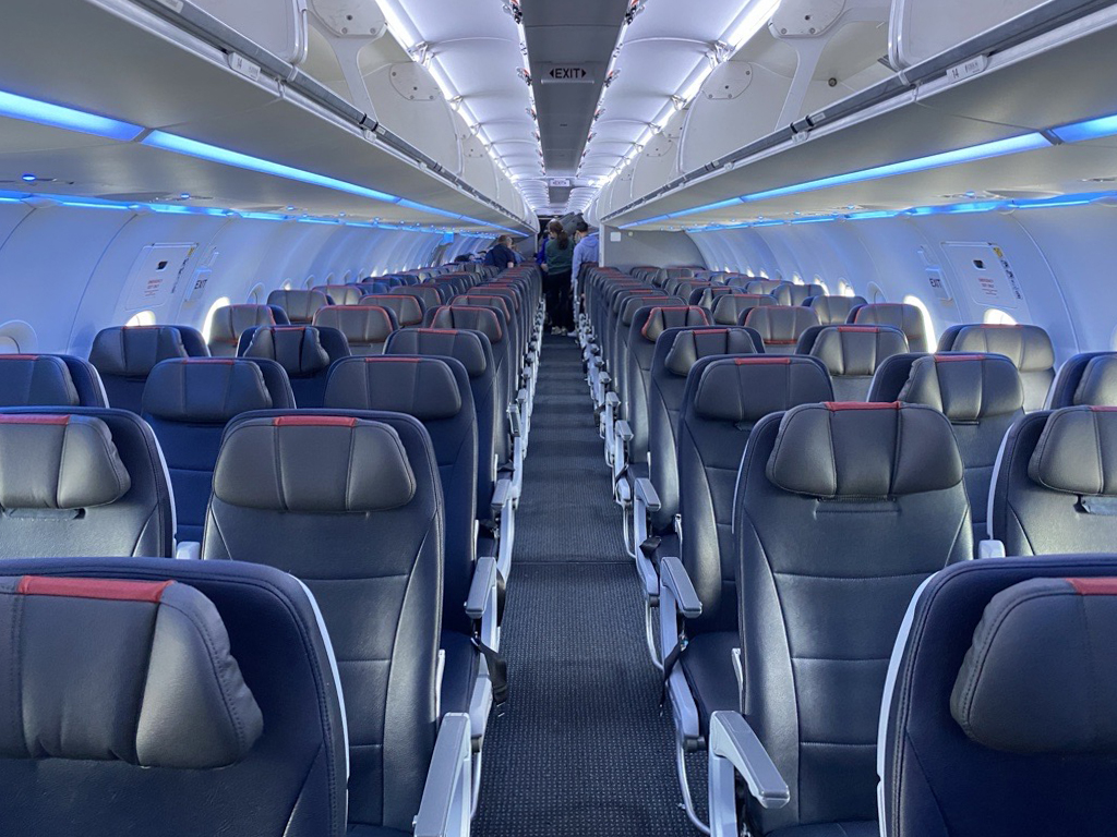 American Airlines A321neo economy · photographed June 2024